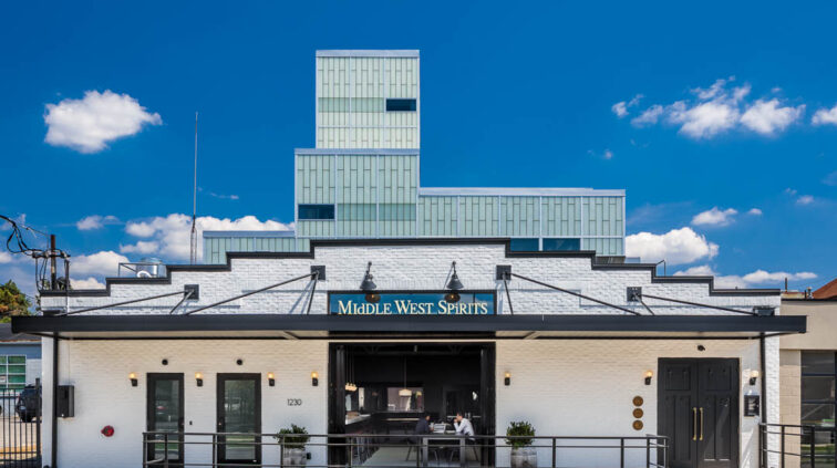 Exterior photo of Middle West Spirits.