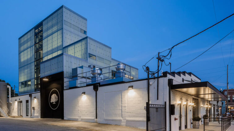 Exterior photo of Middle West Spirits.