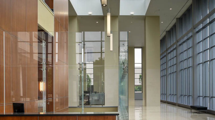 Interior of Franklin County Courthouse in Columbus, Ohio.