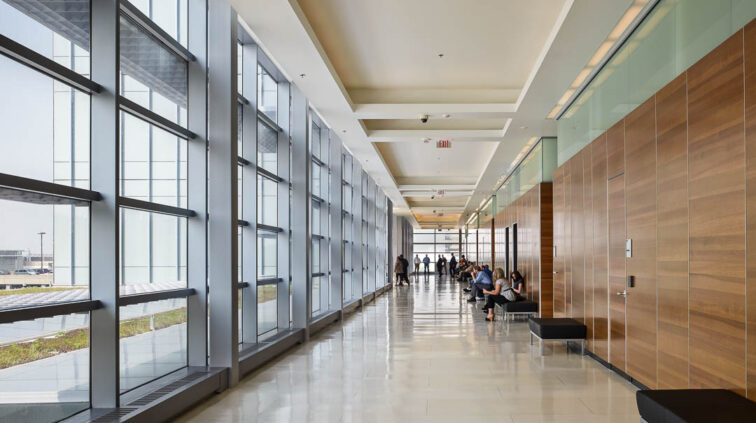 Interior of Franklin County Courthouse in Columbus, Ohio.