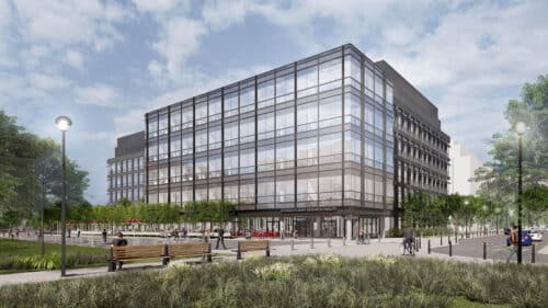 A digital rendering of the new OSU Interdisciplinary Research Facility