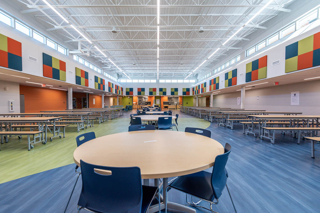 Student Common Area at Perry/Phoenix Middle School in Worthington.
