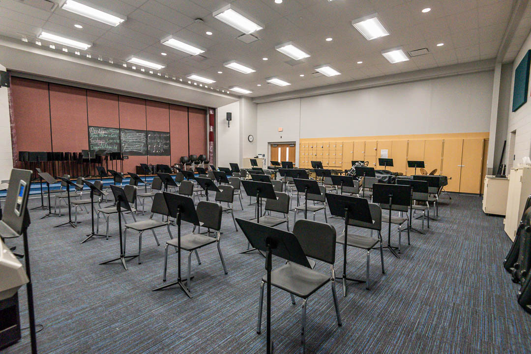 New instrumental teaching space at Perry/Phoenix Middle School in Worthington.