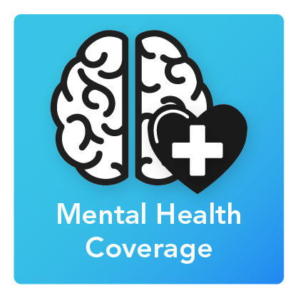 Icon of a brain that has a smaller heart to the bottom right, which has a white medic cross on top of